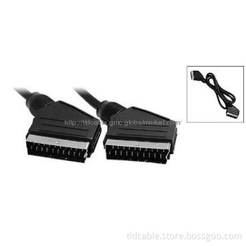 Wholesale Scart to Scart Cable 21Pin Male to Male